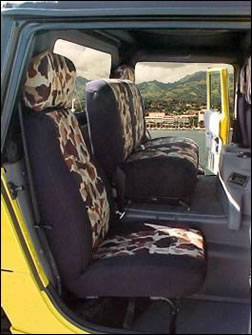 Hummer Seat Covers - Rear