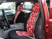 Floral seat covers