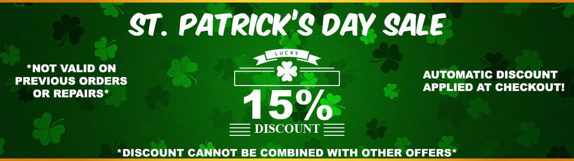 Saint Patrick Sale 15% Off