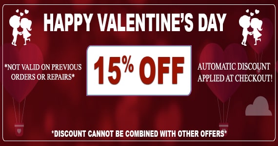Valentine's Sale 15% OFF
