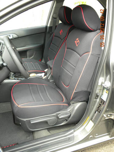 Kia Forte Full Piping Seat Covers Wet, Kia Car Seat Covers