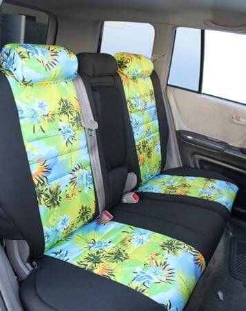 Toyota Echo Pattern Seat Covers - Rear Seats