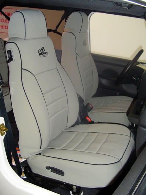 Jeep Wrangler Full Piping Seat Covers 65 83 Low Back Wet Okole - Jeep Wrangler Sahara Seat Covers