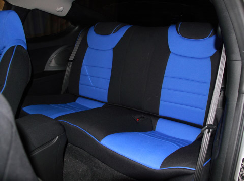 Hyundai Genesis Half Piping Seat Covers - Rear Seats