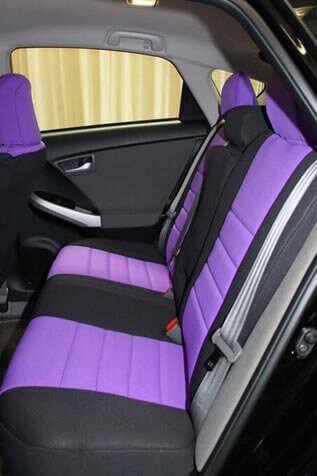 Toyota Prius  (Series: Hybrid , V , C , Base) Standard Color Seat Covers - Rear Seats