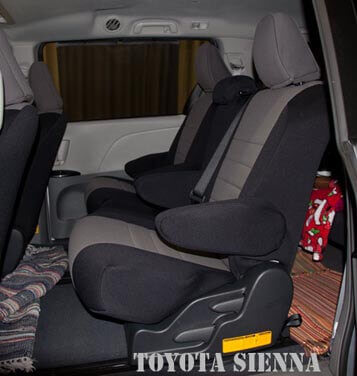 Toyota Sienna Seat Covers Middle, Toyota Sienna 2018 Car Seat Covers