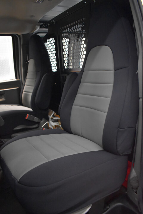 Chevrolet Express Half Piping Seat Covers Wet Okole - Chevy Express Seat Covers