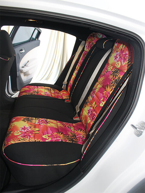 Dodge Charger Half Piping Seat Covers - Rear Seats