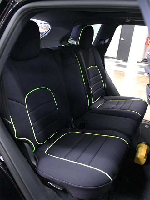 Porsche Cayenne Full Piping Seat Covers - Rear Seats