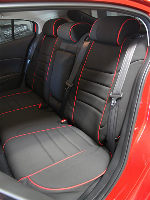 Mazda 3 Full Piping Seat Covers - Rear Seats