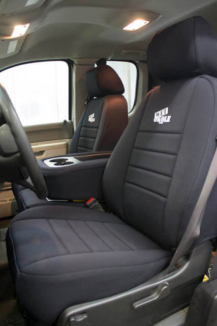 Chevrolet Silverado Seat Covers Wet Okole - Chevy Logo Bench Seat Covers