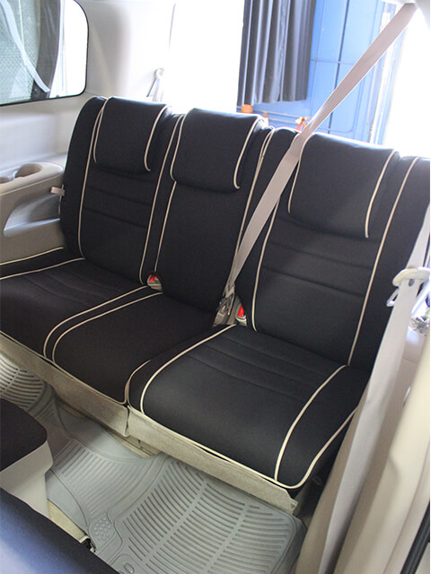 Nissan Quest Full Piping Seat Covers - Rear Seats