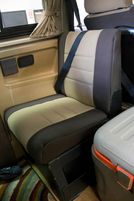 Volkswagen Vanagon Standard Color Seat Covers - Middle Seats