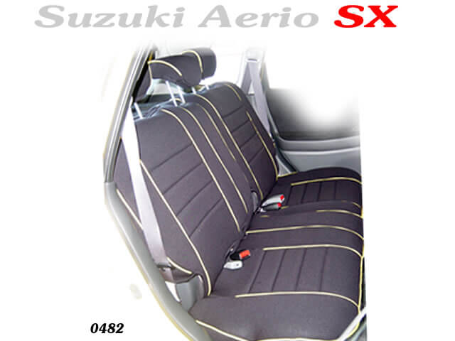 Suzuki Aerio Full Piping Seat Covers - Rear Seats