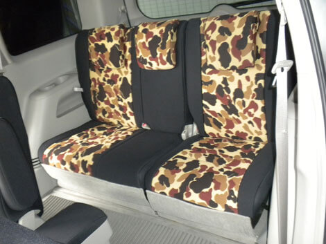 Nissan Quest Pattern Seat Covers - Rear Seats