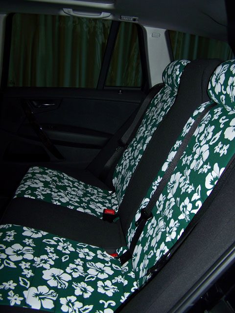 BMW X3 Pattern Seat Covers - Rear