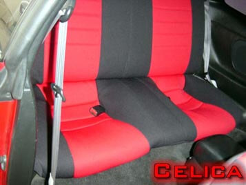 TOYOTA CELICA EXTRA HEAVY DUTY CAR SEAT COVERS PROTECTORS X2 100% WATERPROOF 