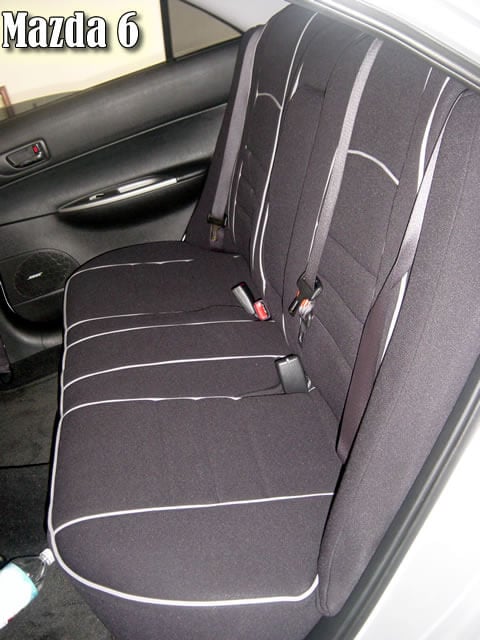 Mazda 2 Full Piping Seat Covers - Rear