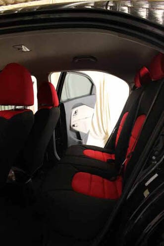 Kia Rio Standard Color Seat Covers - Rear Seats