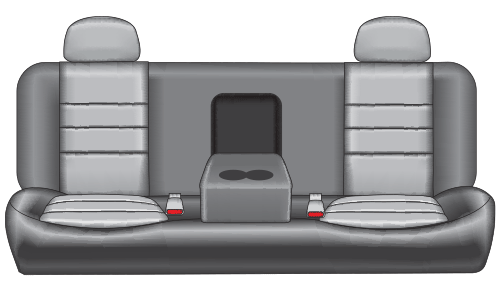 Solid Bench w/armrest