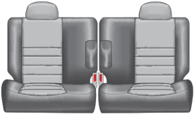 50/50 Split Bench Seat